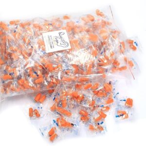 Quality Foam Earplugs 200 Pair - 32dB Noise Cancelling Soft High Decibel Ear Plugs for Noise Reduction Ear Protection Construction Loud Music Shooting Guns Work Safety Hearing Protection Ear Plugs