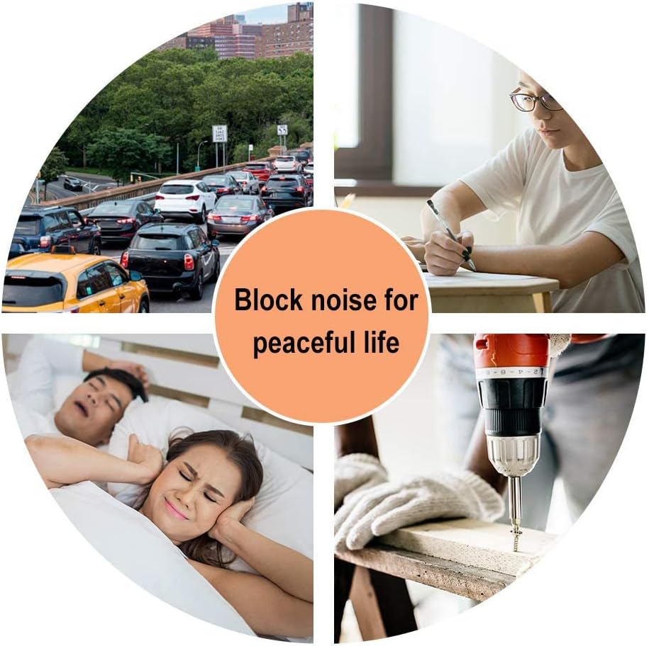 Quality Foam Earplugs 200 Pair - 32dB Noise Cancelling Soft High Decibel Ear Plugs for Noise Reduction Ear Protection Construction Loud Music Shooting Guns Work Safety Hearing Protection Ear Plugs - Image 3