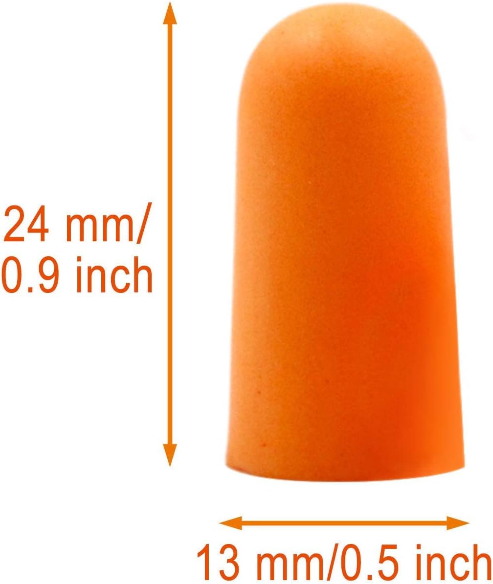 Quality Foam Earplugs 200 Pair - 32dB Noise Cancelling Soft High Decibel Ear Plugs for Noise Reduction Ear Protection Construction Loud Music Shooting Guns Work Safety Hearing Protection Ear Plugs - Image 5